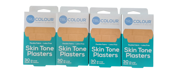 TRU-COLOUR - Skin Tone Plasters beige (Aqua box) - Multipack - Afroshoppe.ch