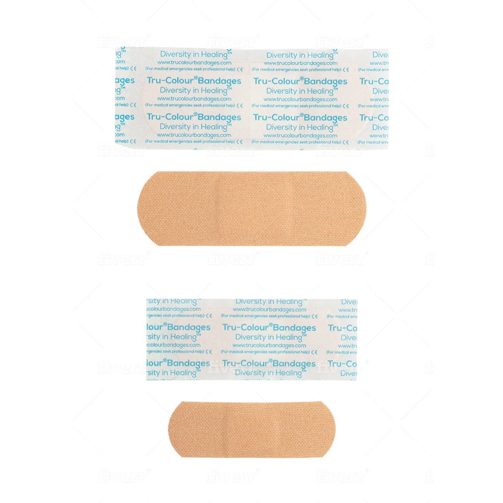 TRU-COLOUR - Skin Tone Plasters Beige (Aqua box) - Afroshoppe.ch