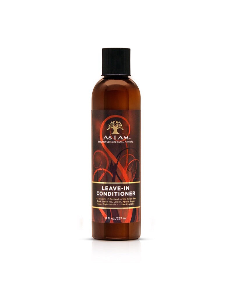 As I Am - Coconut Leave-In Conditioner with extracts of Coconut, Amla, Sugar Beet Root, Green Tea, Lemon, Apple, Sugar Cane, Saw Palmetto, and Phytosterols - Afroshoppe.ch