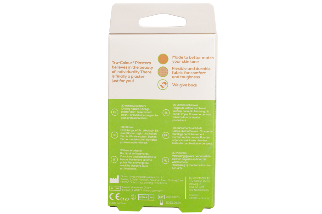 TRU-COLOUR - Skin Tone Plasters Olive brown (Green box) - Afroshoppe.ch