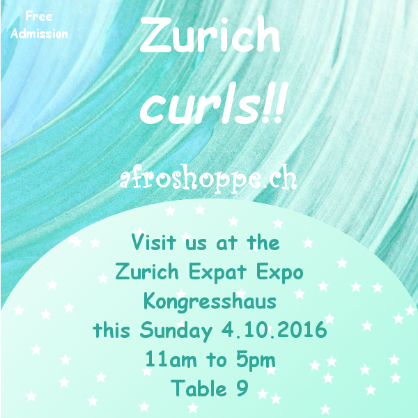 Besuchen Sie dieses Wochenende Afroshoppe.ch @ Zurich Expat Expo!!