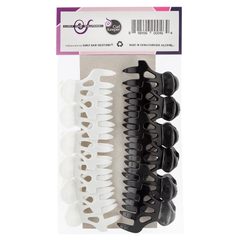 Curly Hair Solutions -- Curl Keeper Roller Jaw Clamps 12ct - Afroshoppe.ch