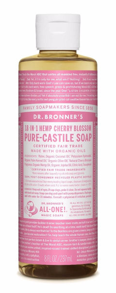 Dr. Bronner's - 18 - IN - 1 Hemp Cherry Blossom Pure-Castile Soap - Afroshoppe.ch