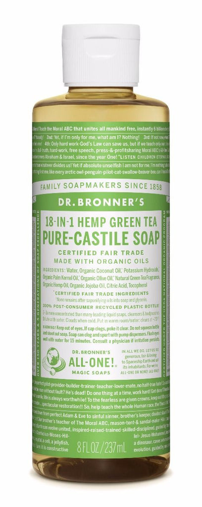 Dr. Bronner's - 18 - IN - 1 Hemp Green Tea Pure-Castile Soap - Afroshoppe.ch