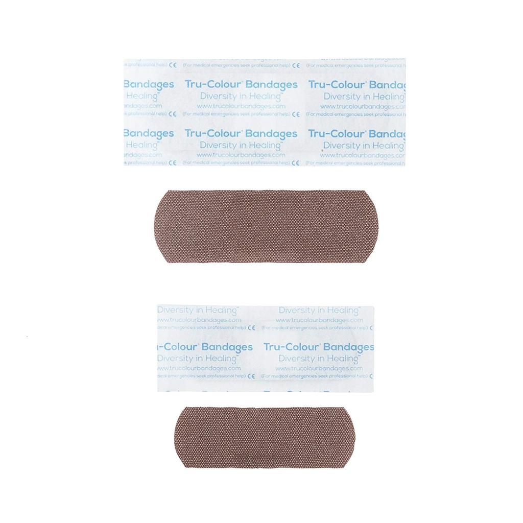 TRU-COLOUR - Tru-Colour Skin Tone Plasters Darkbrown (Purple box) - Afroshoppe.ch