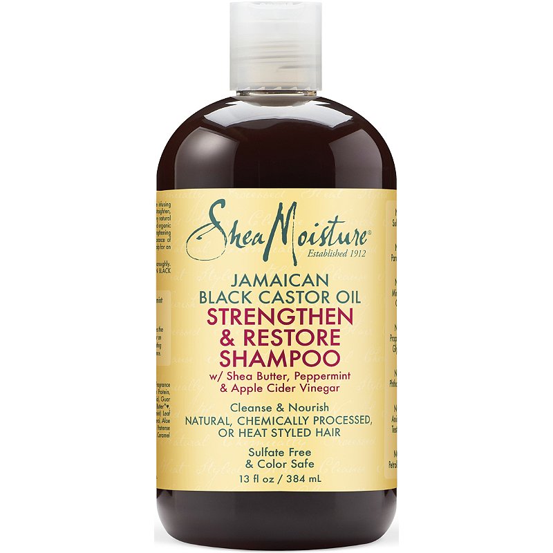 Shea Moisture - Jamaican Black Castor Oil - Strengthen, Grow & Restore Shampoo w/ Shea Butter & Apple Cider Vinegar - Afroshoppe.ch