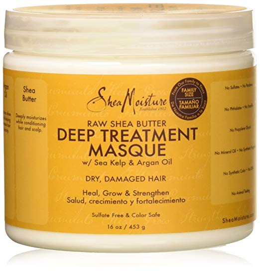 Shea Moisture - Raw Shea Butter - Deep Treatment Masque w/ Sea Kelp & Argan Oil - Afroshoppe.ch