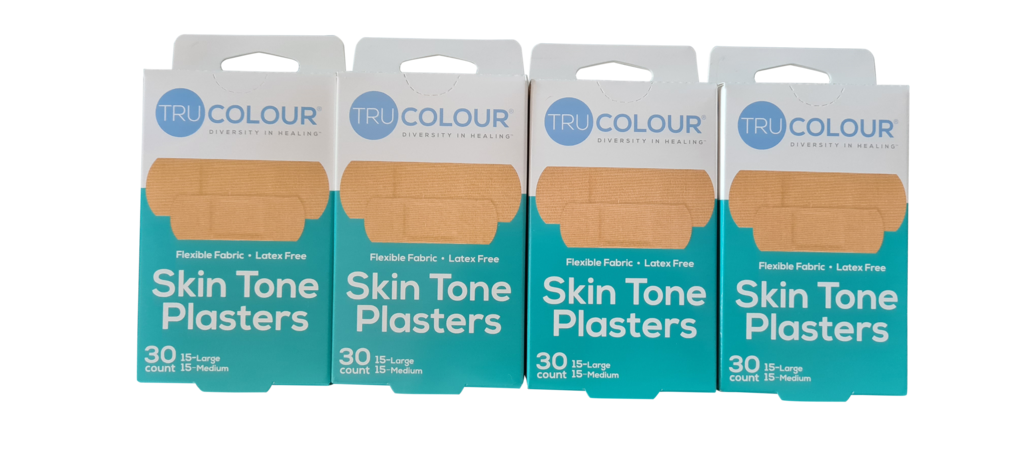 TRU-COLOUR - Skin Tone Plasters beige (Aqua box) - Multipack - Afroshoppe.ch