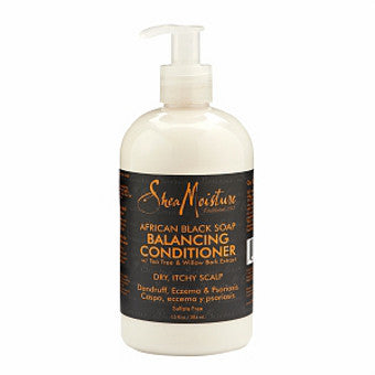 Shea Moisture - African Black Soap - Balancing Conditioner w/ Tea Tree & Willow Bark Extract - Afroshoppe.ch