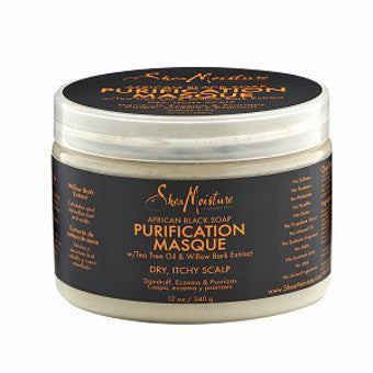 Shea Moisture - African Black Soap - Purification Masque w/ Tea Tree Oil & Willow Bark Extract - Afroshoppe.ch