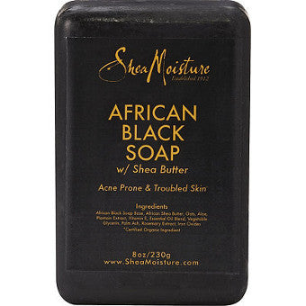 Shea Moisture - African Black Soap - Bar Soap w/ Shea Butter - Afroshoppe.ch