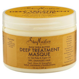 Shea Moisture - Raw Shea Butter - Deep Treatment Masque w/ Sea Kelp & Argan Oil - Afroshoppe.ch