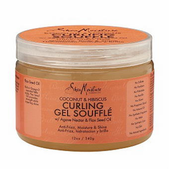 Shea Moisture - Coconut & Hibiscus - Curling Gel Souffle w/ Agave Nector & Flax Seed Oil - Afroshoppe.ch