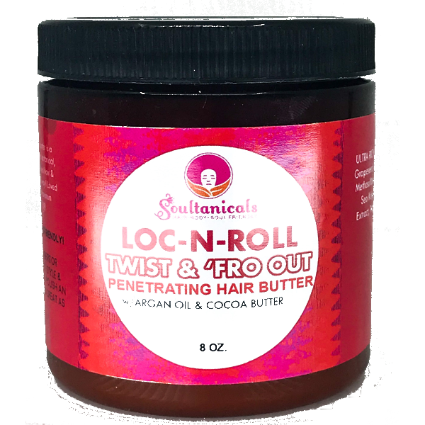 Soultanicals - LOC-N-ROLL TWIST & 'FRO OUT PENETRATING HAIR BUTTER - Afroshoppe.ch