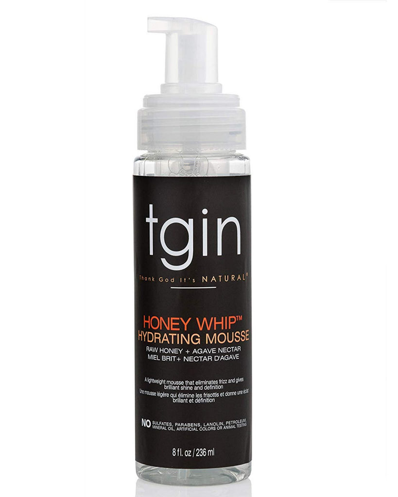 TGIN - Honey Whip Hydrating Mousse - raw honey + agave nectar - Afroshoppe.ch