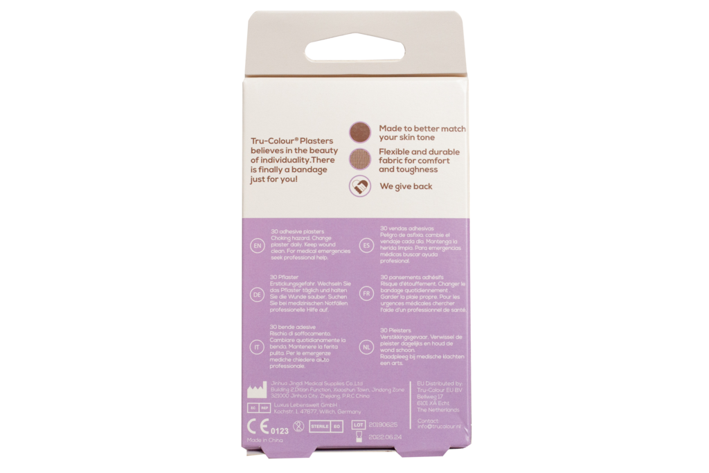 TRU-COLOUR - Tru-Colour Skin Tone Plasters Darkbrown (Purple box) - Afroshoppe.ch